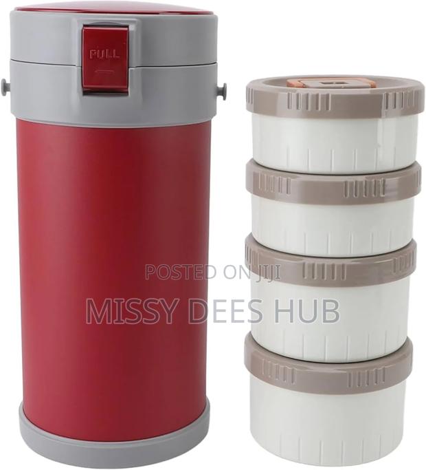 4-Bowls Food Flask · Photo 3