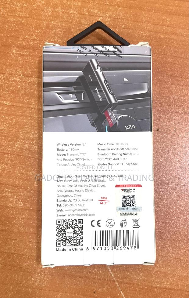 2in1 Bluetooth 3.5mm Audio Adapter 5.1 Transmitter Receiver · Photo 5
