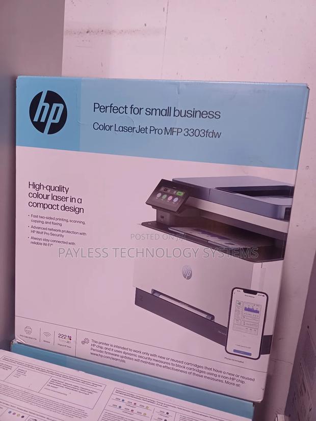 Hp Color Laserjet MFP M3303fdw Wireless Printers · Photo 2