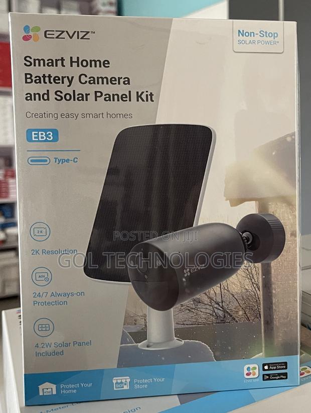 Solar Wifi Camera Ezviz Smart Home Battery Camera Eb3 · Photo 1