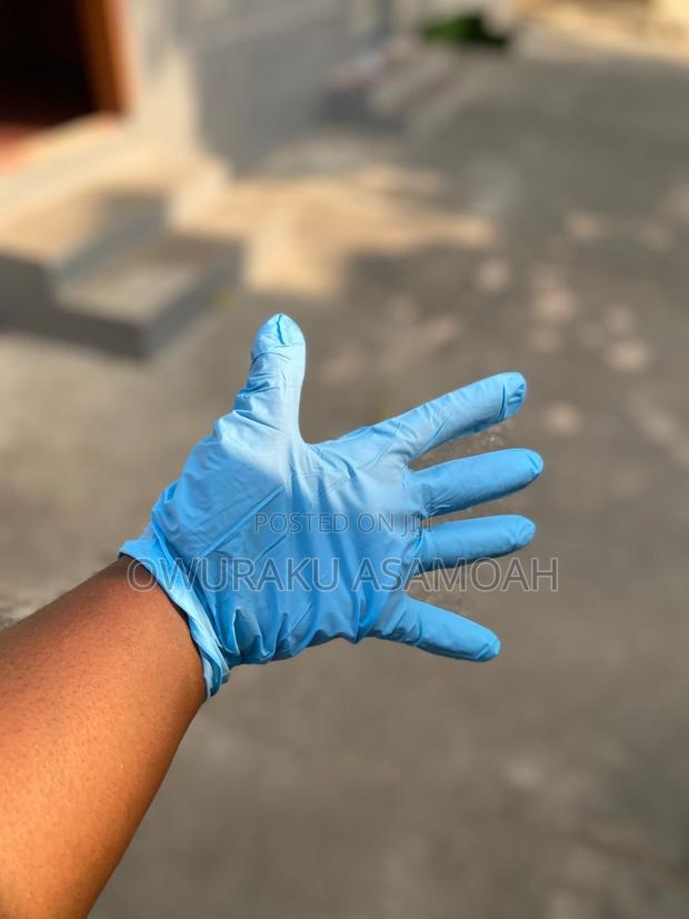 Disposable Nitrile Powder Free Blue Gloves · Photo 3