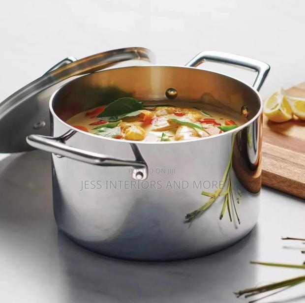 Tramontina Tri-Ply Coated Saucepan Set, 4 Pieces · Photo 3