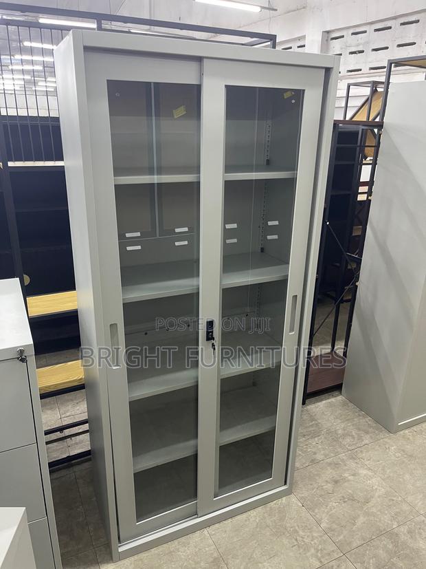 Office Cabinet With Glass Sliding Door(Metal) · Photo 4
