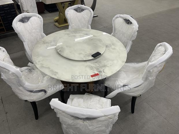 High Quality Modern 6 Seater Marble Dining Table · Photo 5