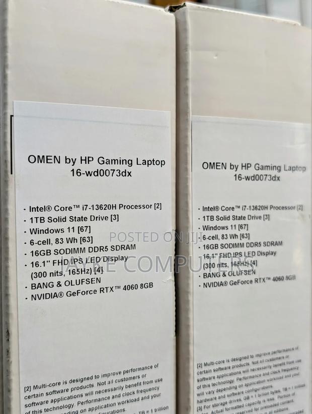 New Laptop HP Omen 16 16GB Intel Core i7 SSD 1T · Photo 3