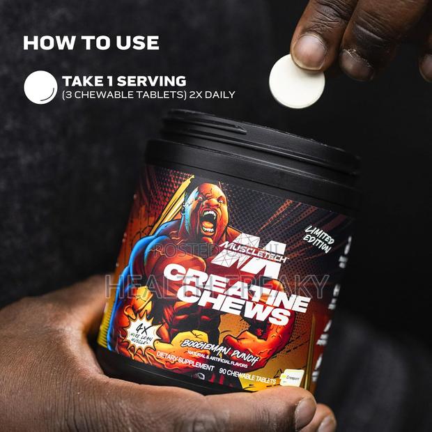 Creatine Chews Creatine Monohydrate Muscle Builder Energy · Photo 4