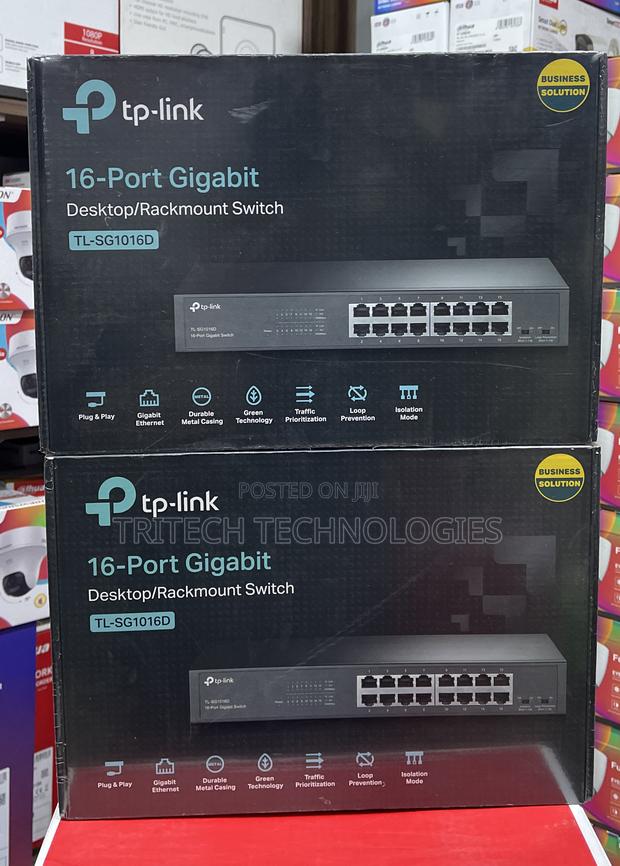 Tp-Link 16-Port Gigabit Desktop/ Rackmount Switch · Photo 1