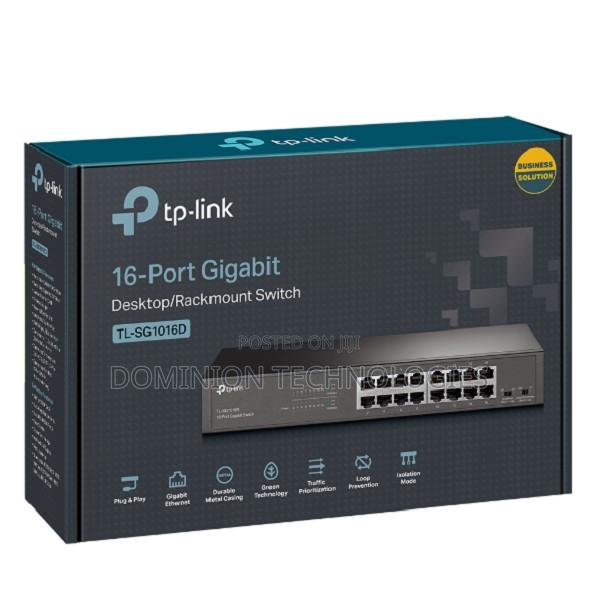 Tp-Link Tl-Sg1016d 16-Port Gigabit Desktoprackmount Switch · Photo 1