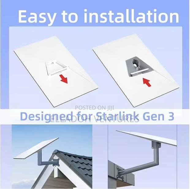 Starlink V3 Short Pipe Mount With Adapter · Photo 4