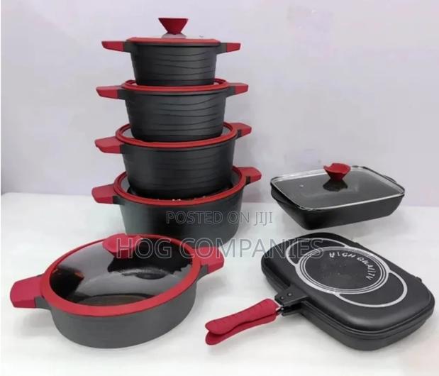 14pcs Set Nonstick Cookware and Pans and Glass Lid · Photo 2