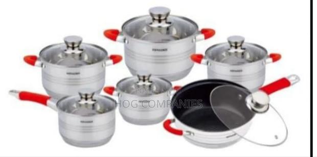 Kitchen Cookware Sets, Stainless Steel Nonstick With Lids · Photo 2