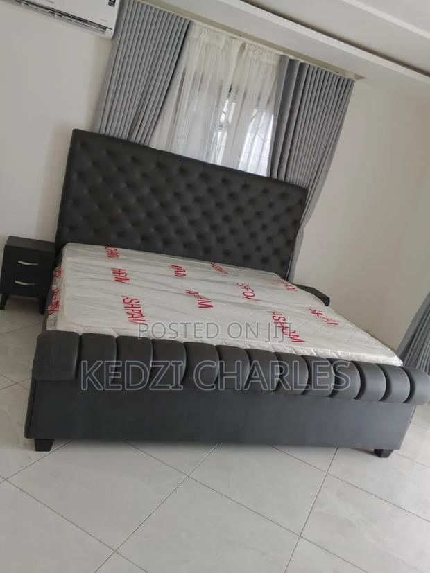 King Size Bed and Bed Frame With Side Drawers · Photo 1