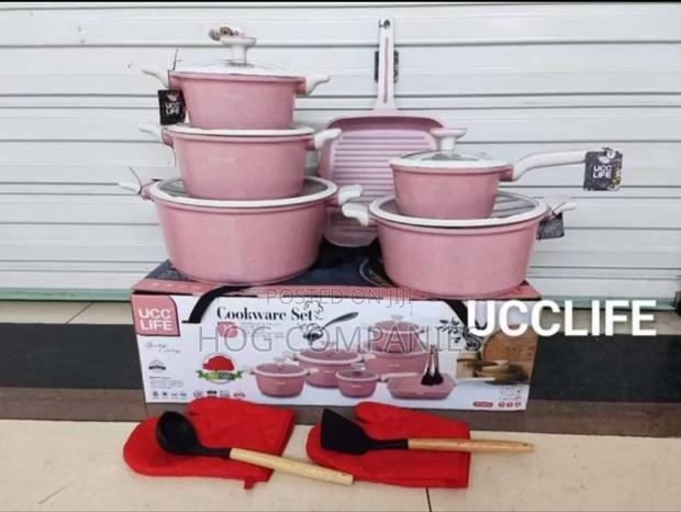 Ucc Cookware Set With Extra Cooking Spoon · Photo 1