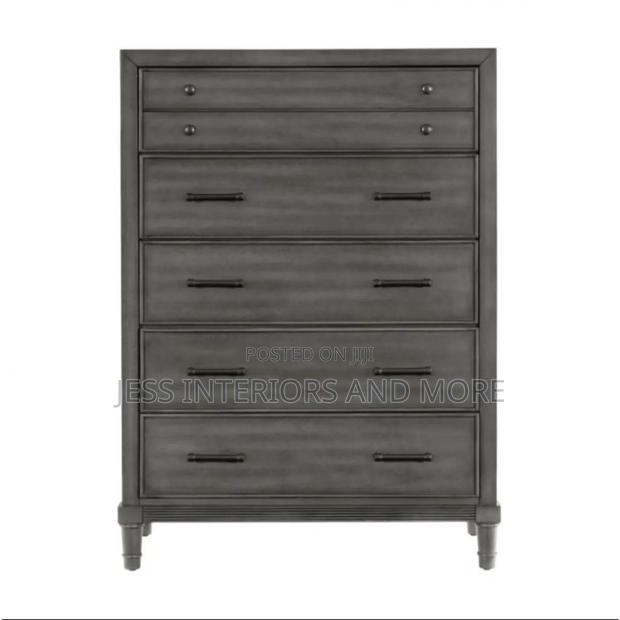 Chest of Drawers Grey,(5 Drawer) · Photo 1