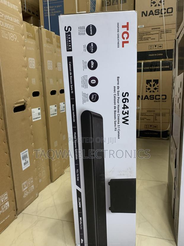 TCL 240w -S643w -3.1ch Sound Bar · Photo 1