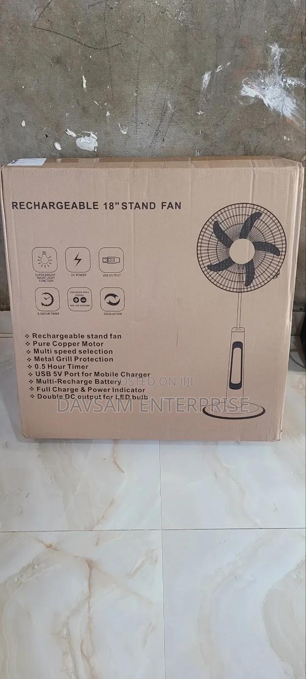 Rechargeble 18 Inches Fan · Photo 1