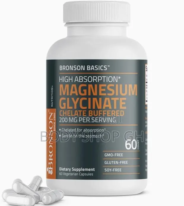 Bronson Magnesium Glycinate 200 Mg - Chelated For High Absorption · Photo 1