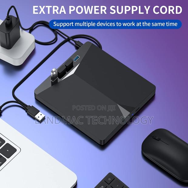 External Cd/DVD Drive for Laptop, 7 in 1 Usb 3.0 DVD Player · Photo 3