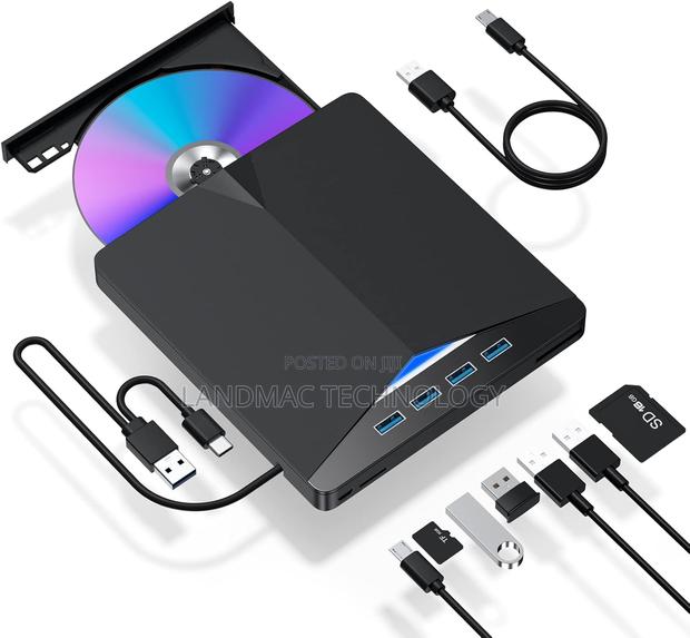 External Cd/DVD Drive for Laptop, 7 in 1 Usb 3.0 DVD Player · Photo 4