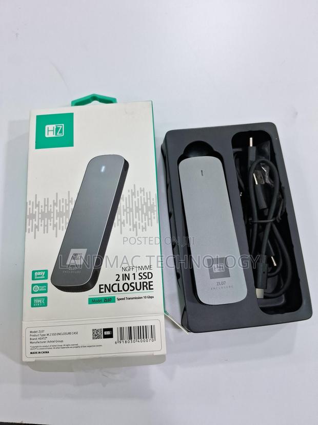 Heatz Zl07 2 in 1 SSD Enclosure – 10 GBPS Speed · Photo 4