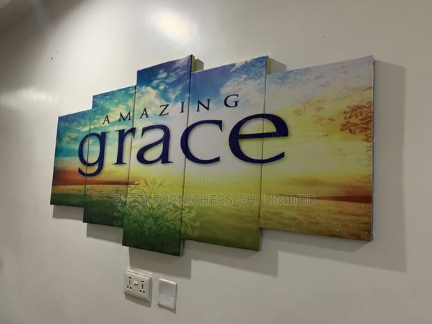 The Amazing Grace Wall Arts 5 Panels Framed Canvas · Photo 1