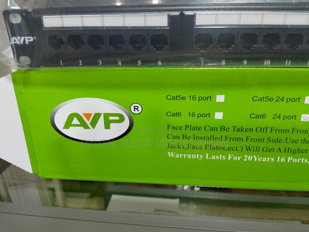24 Port Cat6 Full-Loaded Patch Panel