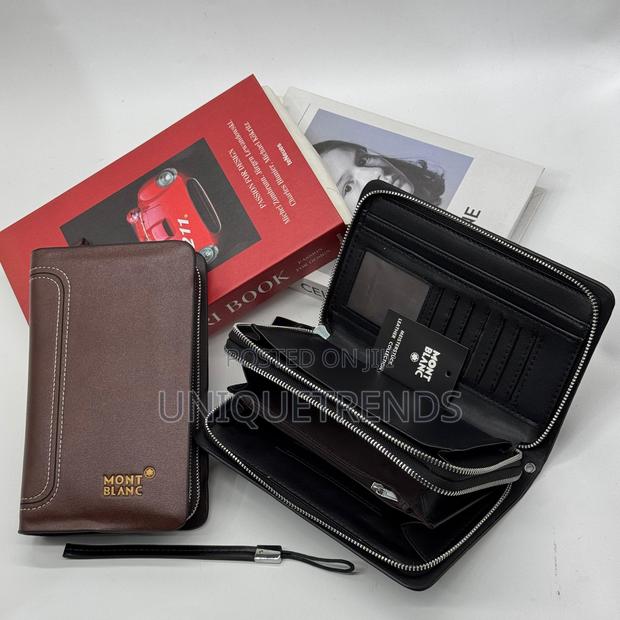 Mont Blanc Leather Purses (Black and Coffee Color) · Photo 1