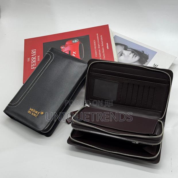 Mont Blanc Leather Purses (Black and Coffee Color) · Photo 2