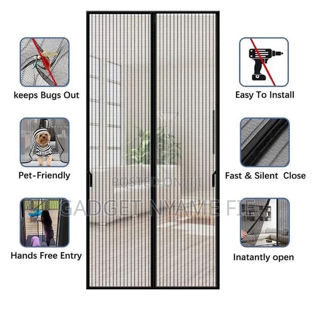 Mesh Magnetic Screen Door - 210cmx110cm · Photo 1