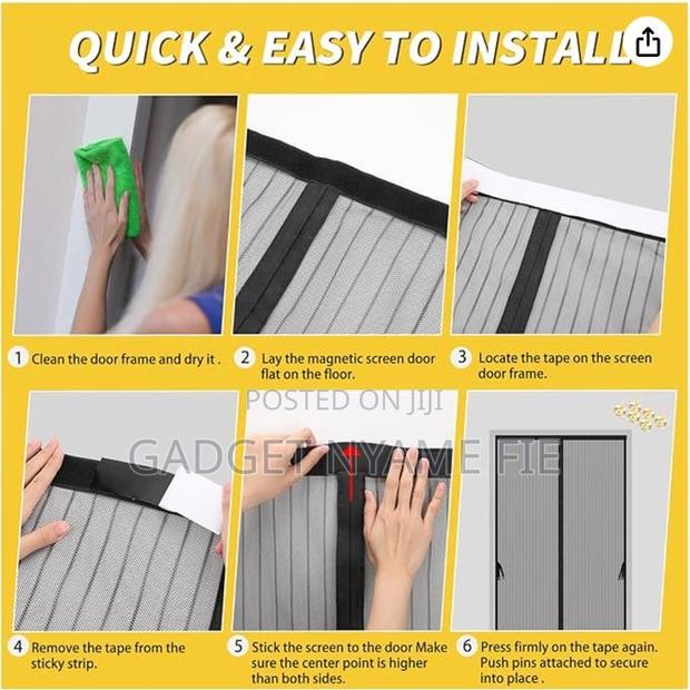 Mesh Magnetic Screen Door - 210cmx110cm · Photo 3