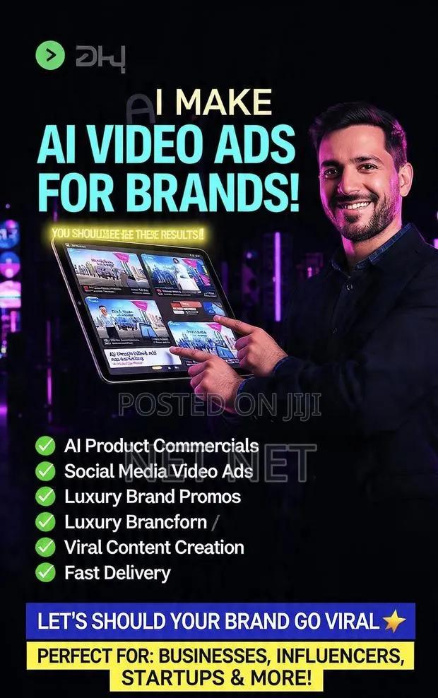 Ai Product Commercial,Video Ads,Brand Promo,Viral Content Creation · Photo 1