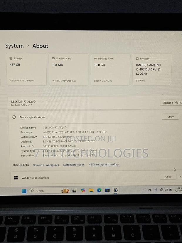 Laptop Dell 16GB Intel Core I5 SSD 512GB · Photo 4
