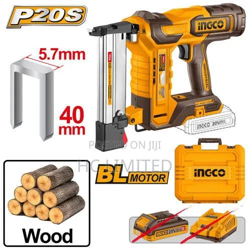 Cordless Crown Stapler Nailer - Ccsnli6005 · Photo 1