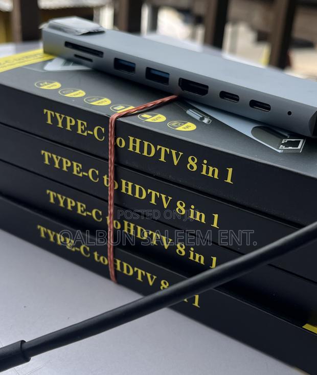 Original Type-c To Hdtv 8 In 1 Adapter (Rj45 Sd Card Pd) · Photo 2