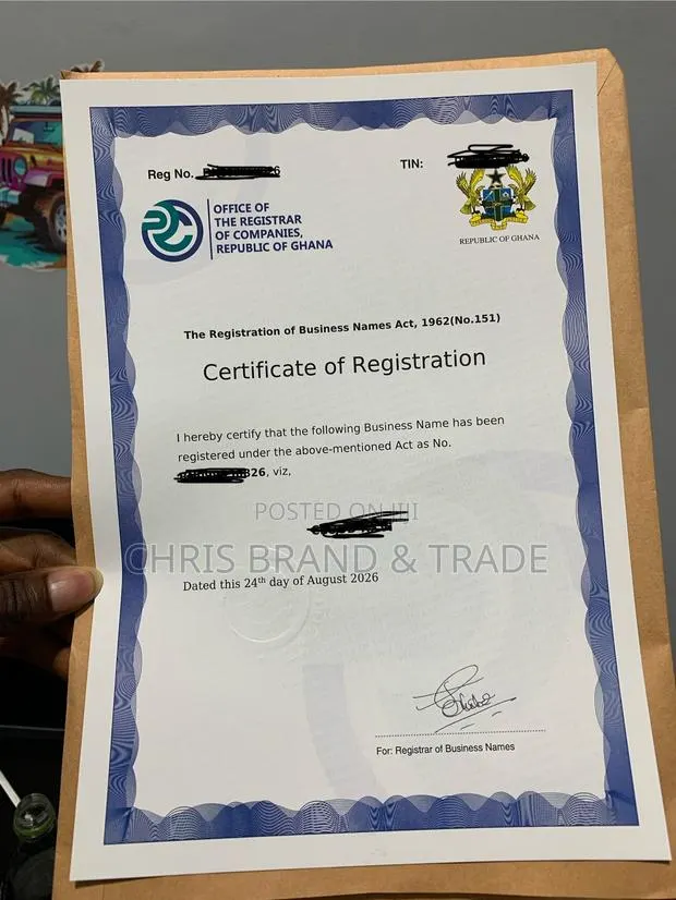 Business Certificate · Photo 1