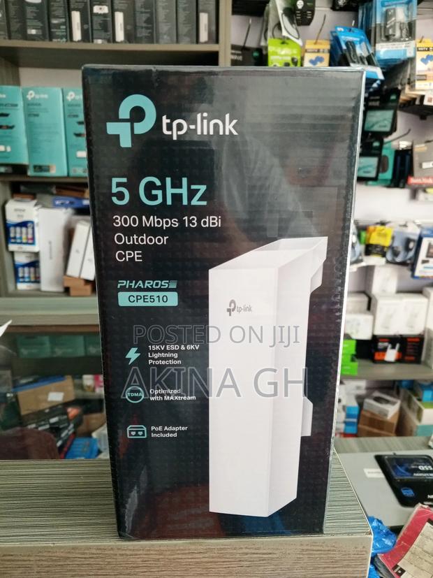 Tp-Link 5ghz 300mbps 13 Dpi Outdoor Access Point Cpe510 · Photo 1