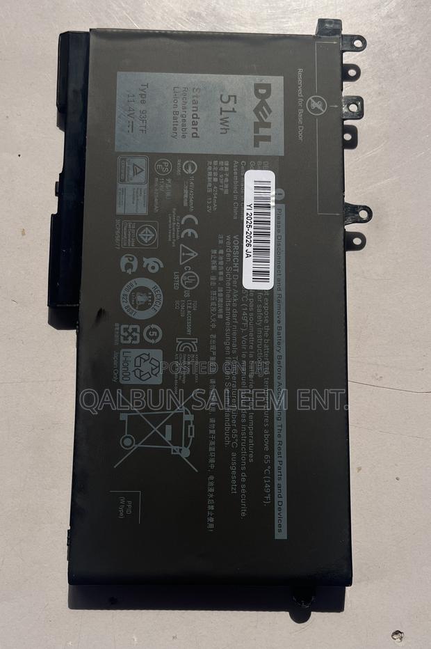 Dell 93ftf Precision15 3520 3530 Dell Latitude12 5280 Batter · Photo 2