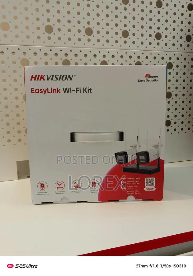 Hikvision 4mp Wifi Camera 2way Audio NVS Kitnks424w0h · Photo 1