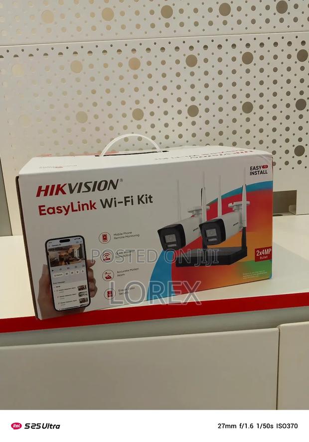 Hikvision 4mp Wifi Camera 2way Audio NVS Kitnks424w0h · Photo 2