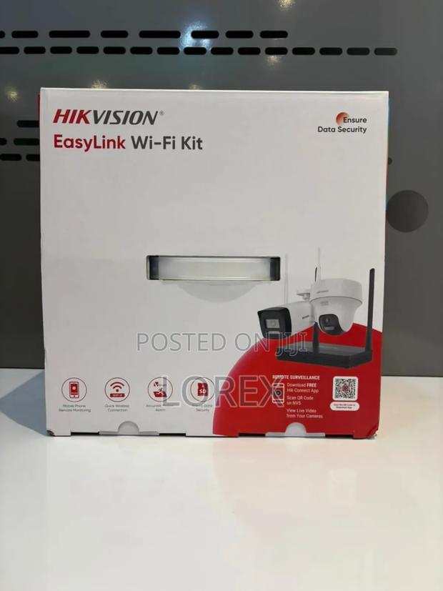 Hikvision 4mp Wifi Kit 2way Audio NVS Kit Nks424w02h · Photo 1