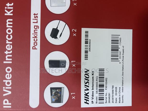 Hikvision Ds-Kis603(C) Ip Intercom Kit With Wifi App Support · Photo 2