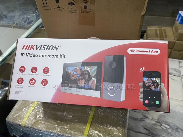 Hikvision Ds-Kis603(C) Ip Intercom Kit With Wifi App Support · Photo 1