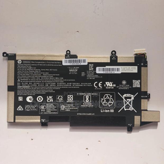 Original Hp Ws04xl Battery For Spectre X360 14t-ea00 · Photo 1
