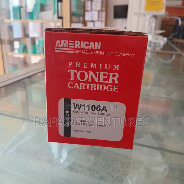American 106a Black Toner Cartridge (W1106a) · Photo 1