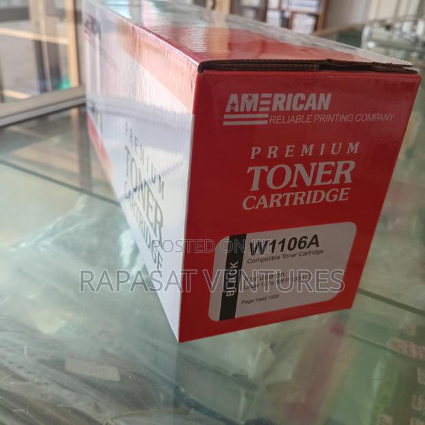 American 106a Black Toner Cartridge (W1106a) · Photo 2
