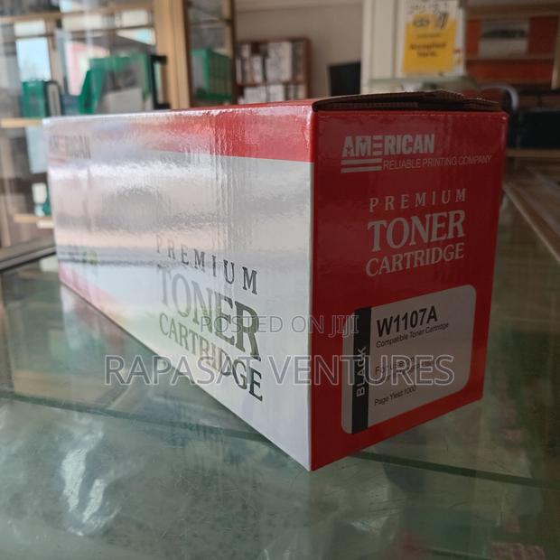 American 107a Black Toner Cartridge (W1107a) · Photo 3