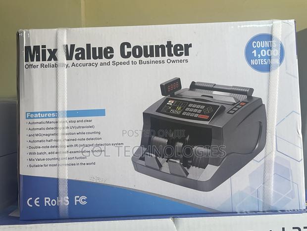 Bill Counter or Counting Al-5500t Mix Value Counter, Money · Photo 1