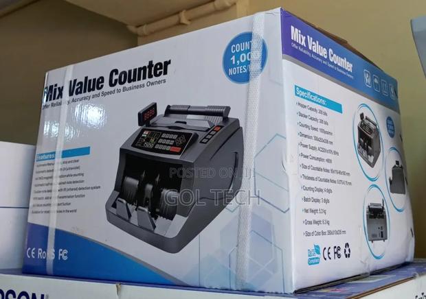Bill Counting Machine Al-5500t Mix Value Counter, Money · Photo 2