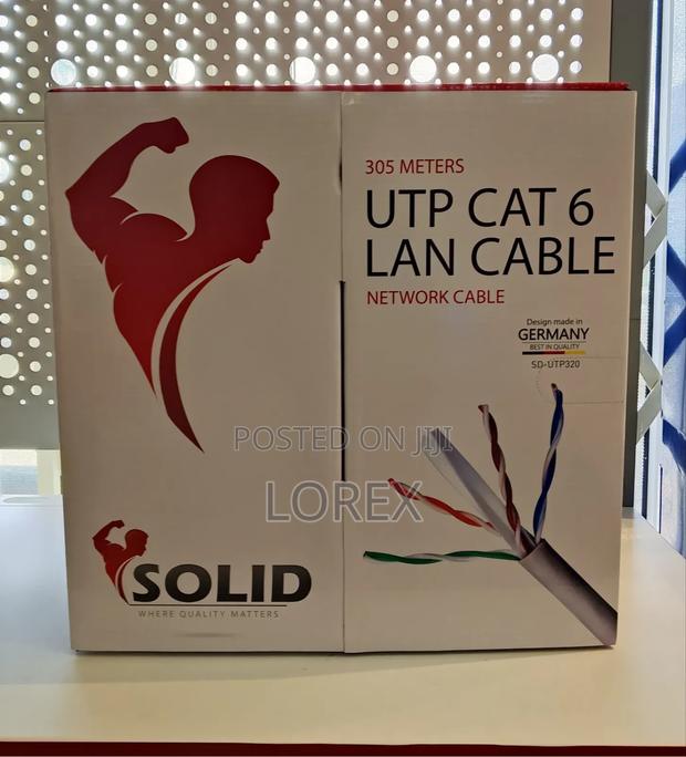 Solid Cat6 Utp Indoor Network Cable 305m · Photo 1