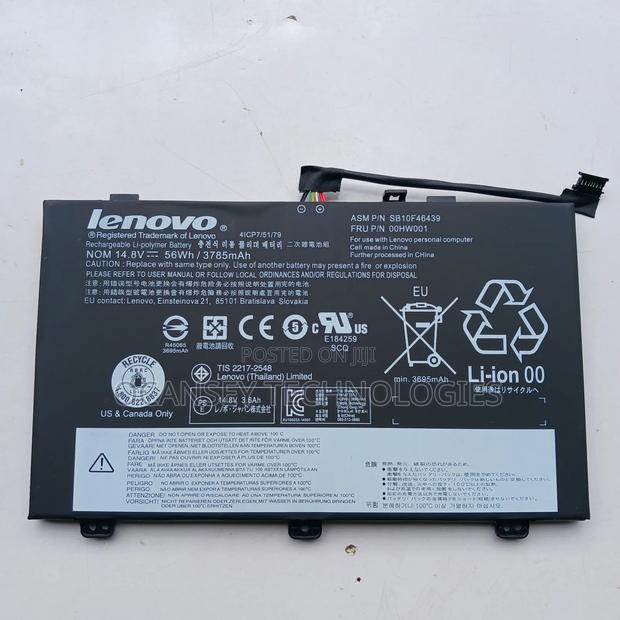 Original Lenovo 00hw001 Battery for Thinkpad S3 Yoga 14 Seri · Photo 1